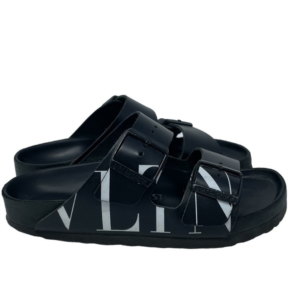 Birkenstock X Valentino Garavani Leather Sandal Black - Picture 3 of 8